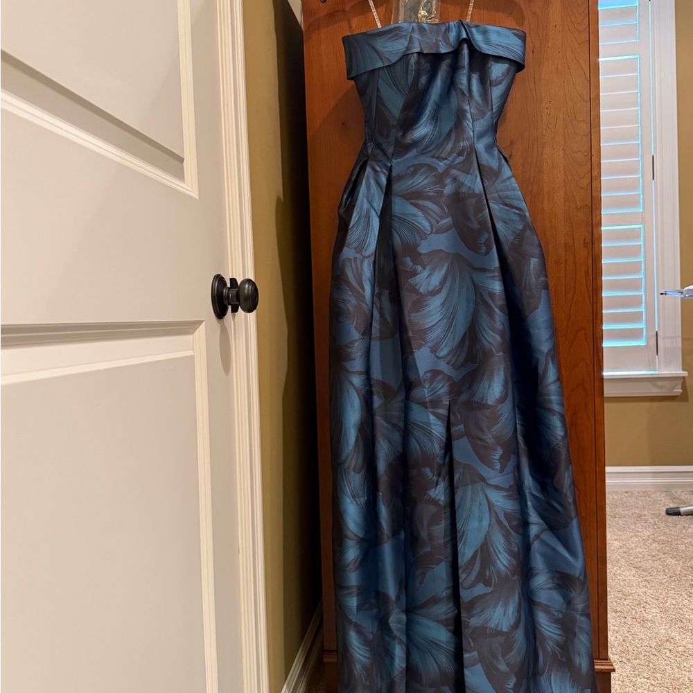 Sachin + Babi Midnight Blue Gown